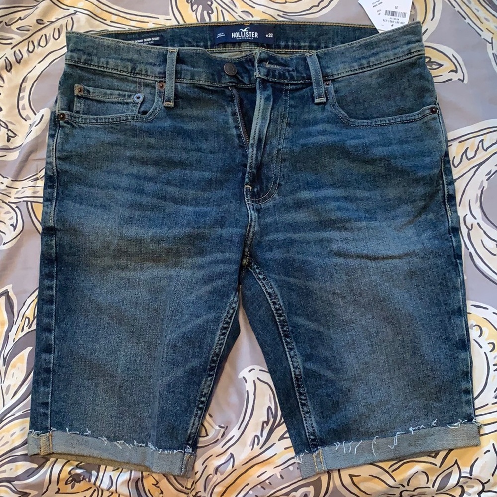 Super skinny denim short
